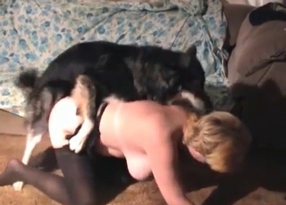 Doggy style with a horny MILF slut