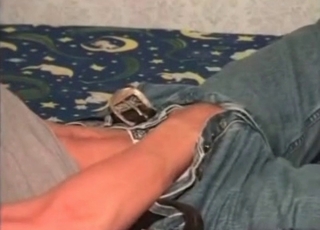 Prostate massage with a dog's cock