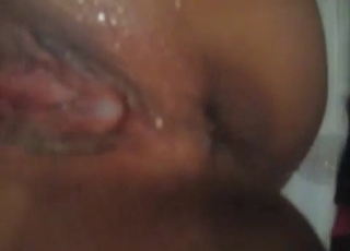 Brutal banging session with a violent dog